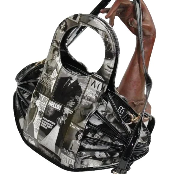 Vintage Handbags - President & Michelle Obama Fashion Magazine Tote Rare - Collectors Quality